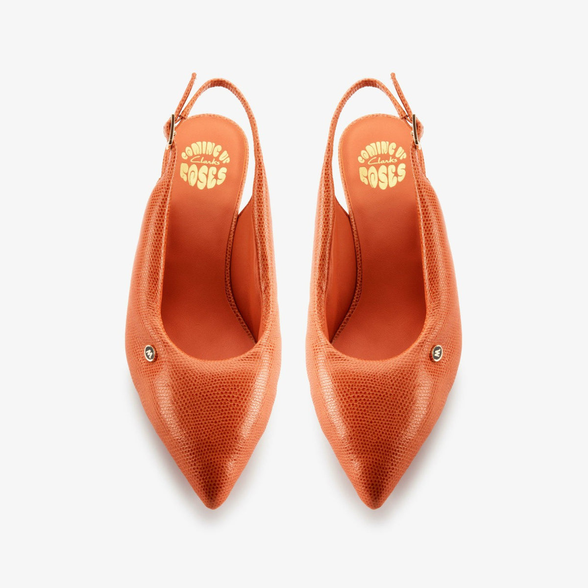 Martine Rose Sling 1 Womens Orange Interest Leather - Clarks Women