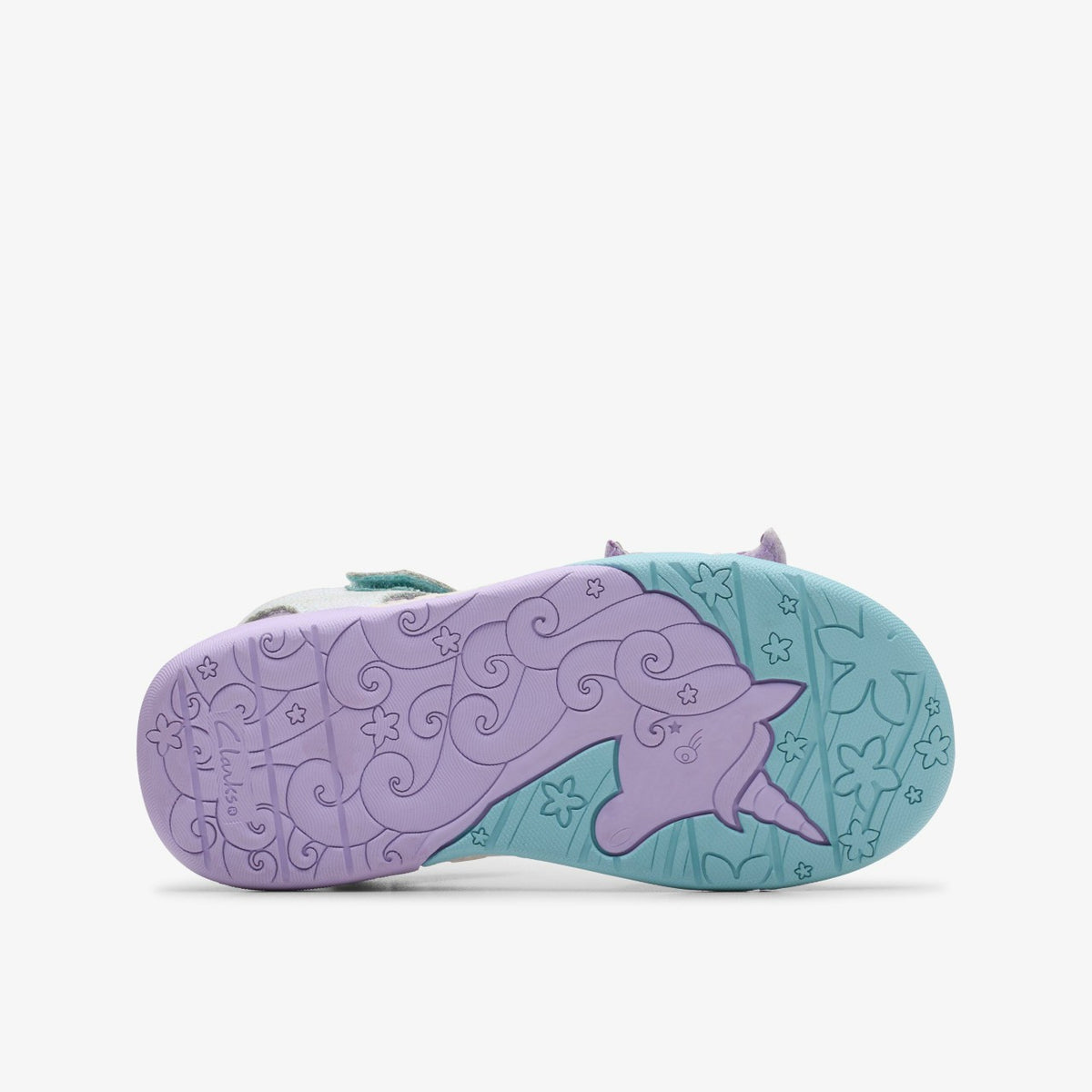 Osian Spark Kid Purple Metallic - Clarks Kids