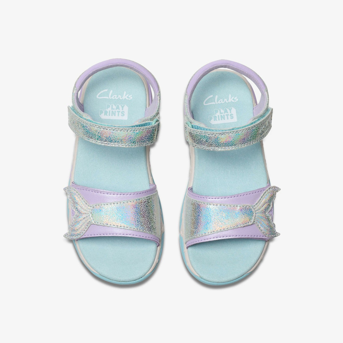 Osian Spark Kid Purple Metallic - Clarks Kids