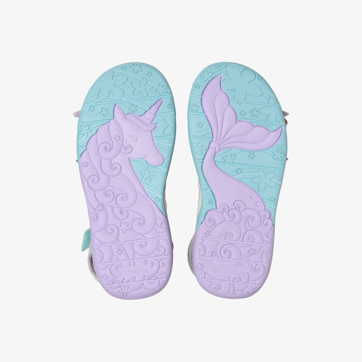 Osian Spark Kid Purple Metallic - Clarks Kids