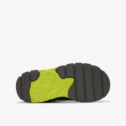 Steggy 2 Park Kid Grey/Green - Clarks Kids