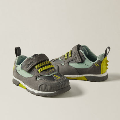 Steggy 2 Park Toddler Grey/Green - Clarks Kids