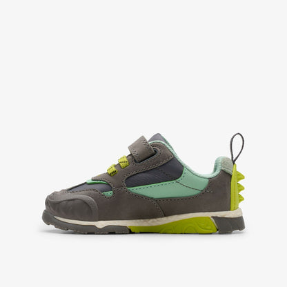 Steggy 2 Park Toddler Grey/Green - Clarks Kids