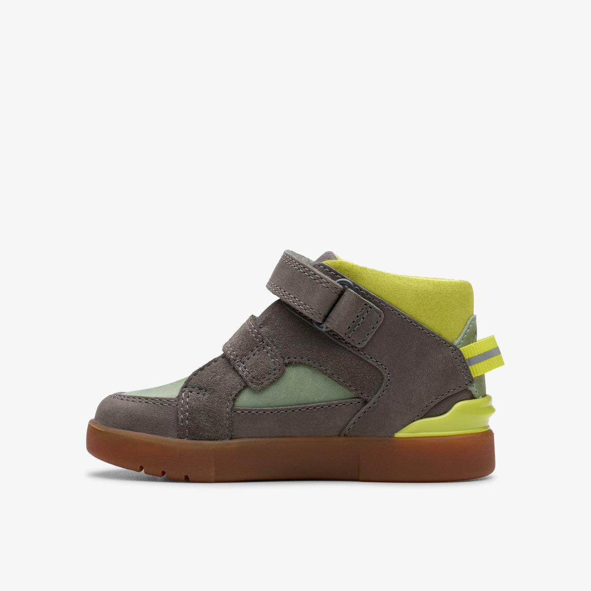 Oslo Play Toddler Grey/Green - Clarks Kids
