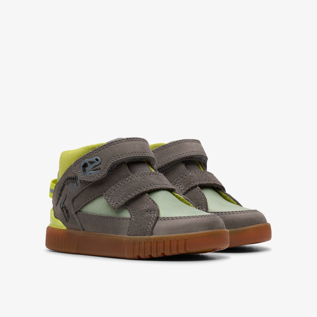 Oslo Play Toddler Grey/Green - Clarks Kids