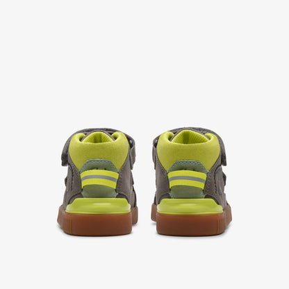 Oslo Play Toddler Grey/Green - Clarks Kids