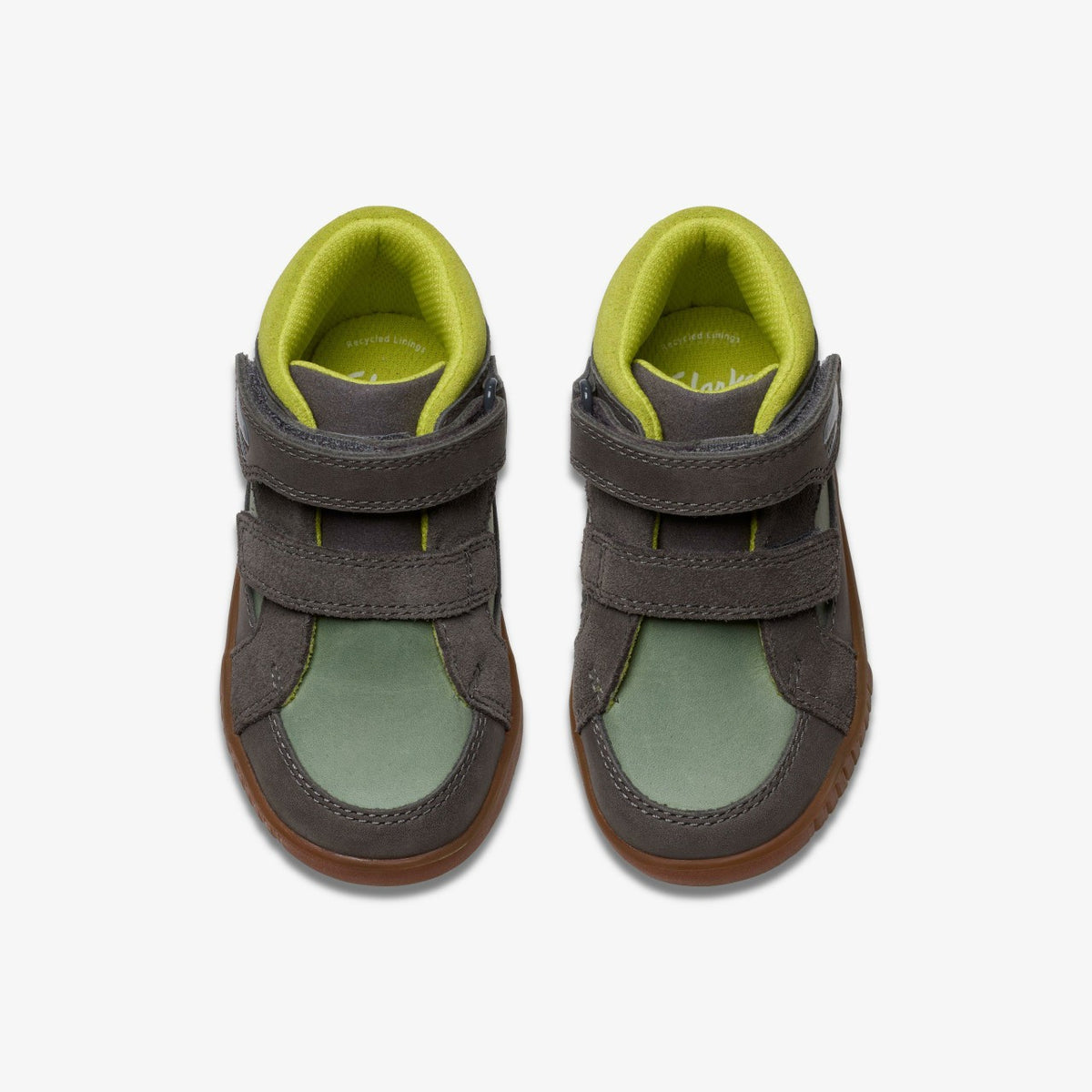 Oslo Play Toddler Grey/Green - Clarks Kids