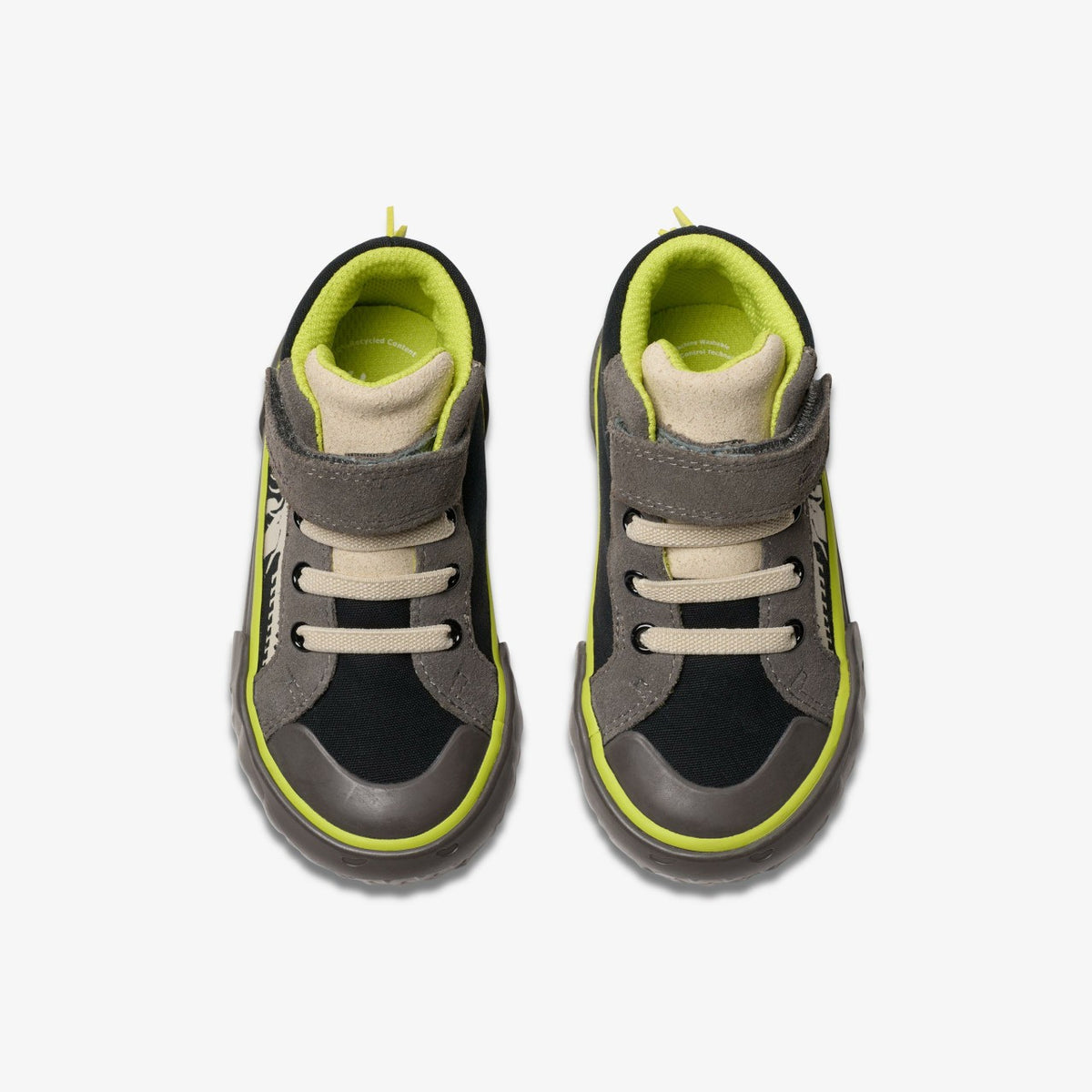 Foxing Rex Hi Toddler Black Canvas - Clarks Kids