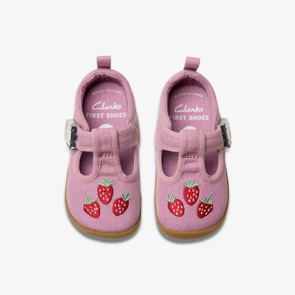 Roamer Grow Toddler Pink Canvas - Clarks Kids|Babies