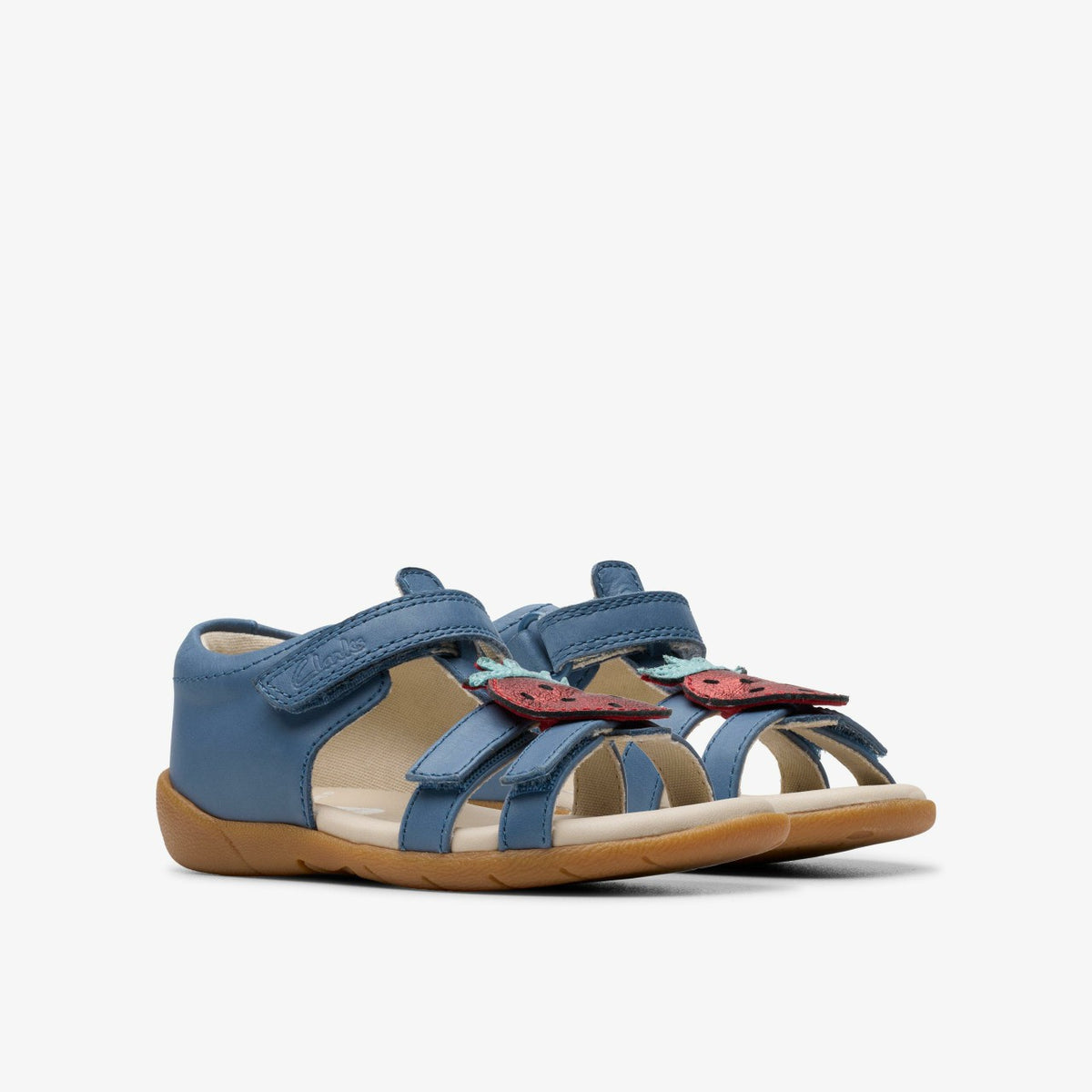 Zora Berry Toddler Blue - Clarks Kids|Babies