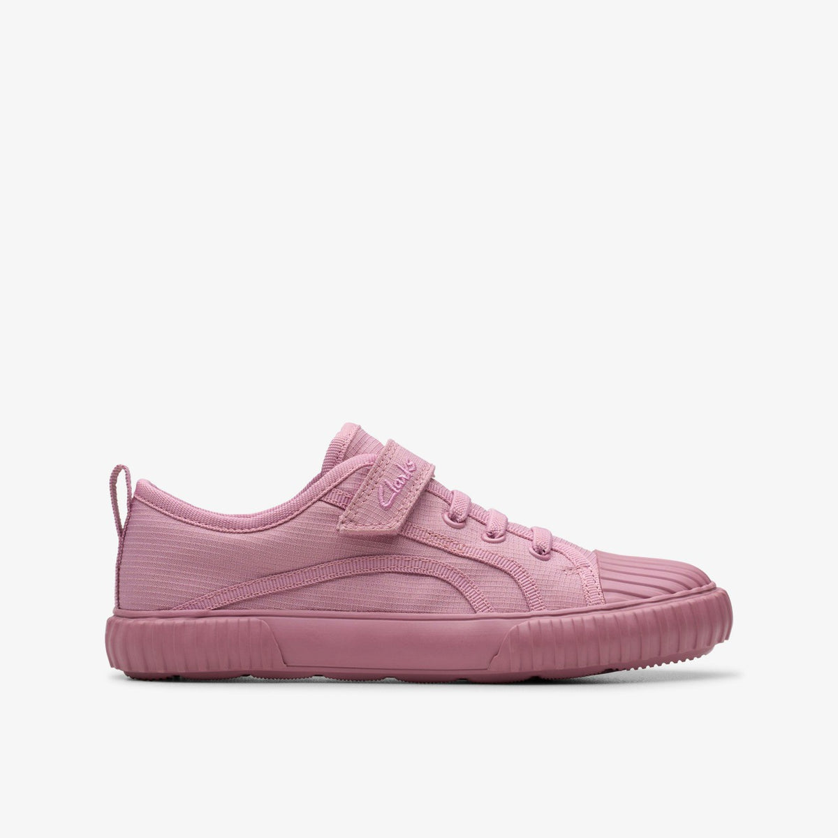 Foxing Stitch Kid Pink Fabric - Clarks Kids