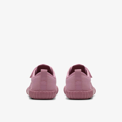 Foxing Stitch Kid Pink Fabric - Clarks Kids