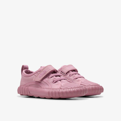 Foxing Stitch Toddler Pink Fabric - Clarks Kids|Babies