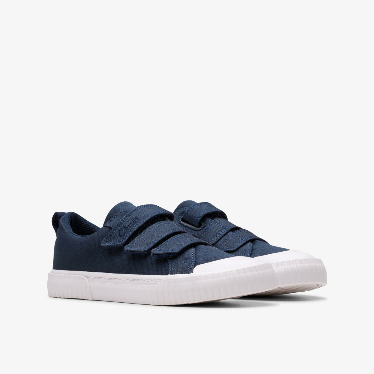 Foxing Vibe Kid Navy Canvas - Clarks Kids
