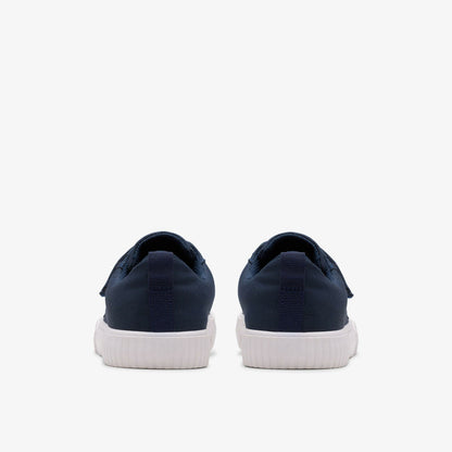 Foxing Vibe Kid Navy Canvas - Clarks Kids