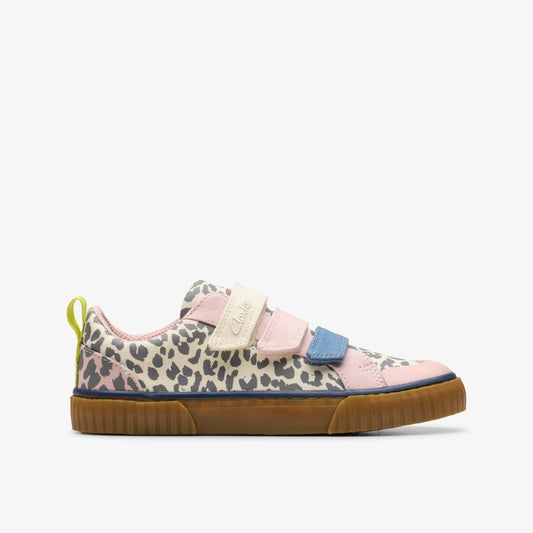 Foxing Vibe Kid Ecru Canvas - Clarks Kids