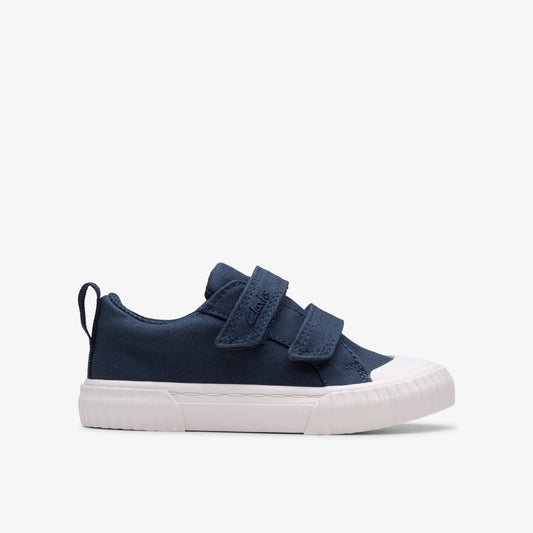 Foxing Vibe Toddler Navy Canvas - Clarks Kids