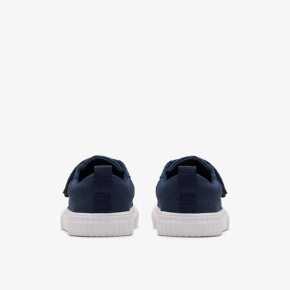 Foxing Vibe Toddler Navy Canvas - Clarks Kids
