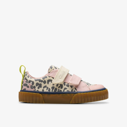 Foxing Vibe Toddler Ecru Canvas - Clarks Kids|Babies