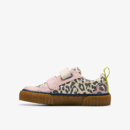 Foxing Vibe Toddler Ecru Canvas - Clarks Kids|Babies