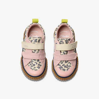 Foxing Vibe Toddler Ecru Canvas - Clarks Kids|Babies