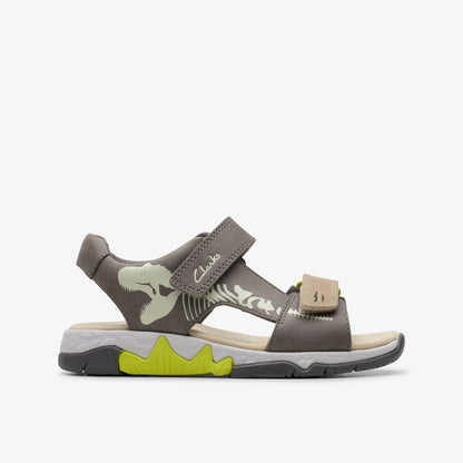 Spiney Tail Kid Grey - Clarks Kids