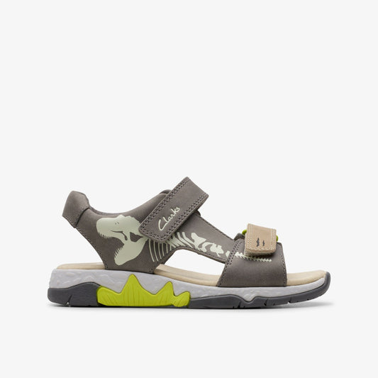 Spiney Tail Kid Grey - Clarks Kids