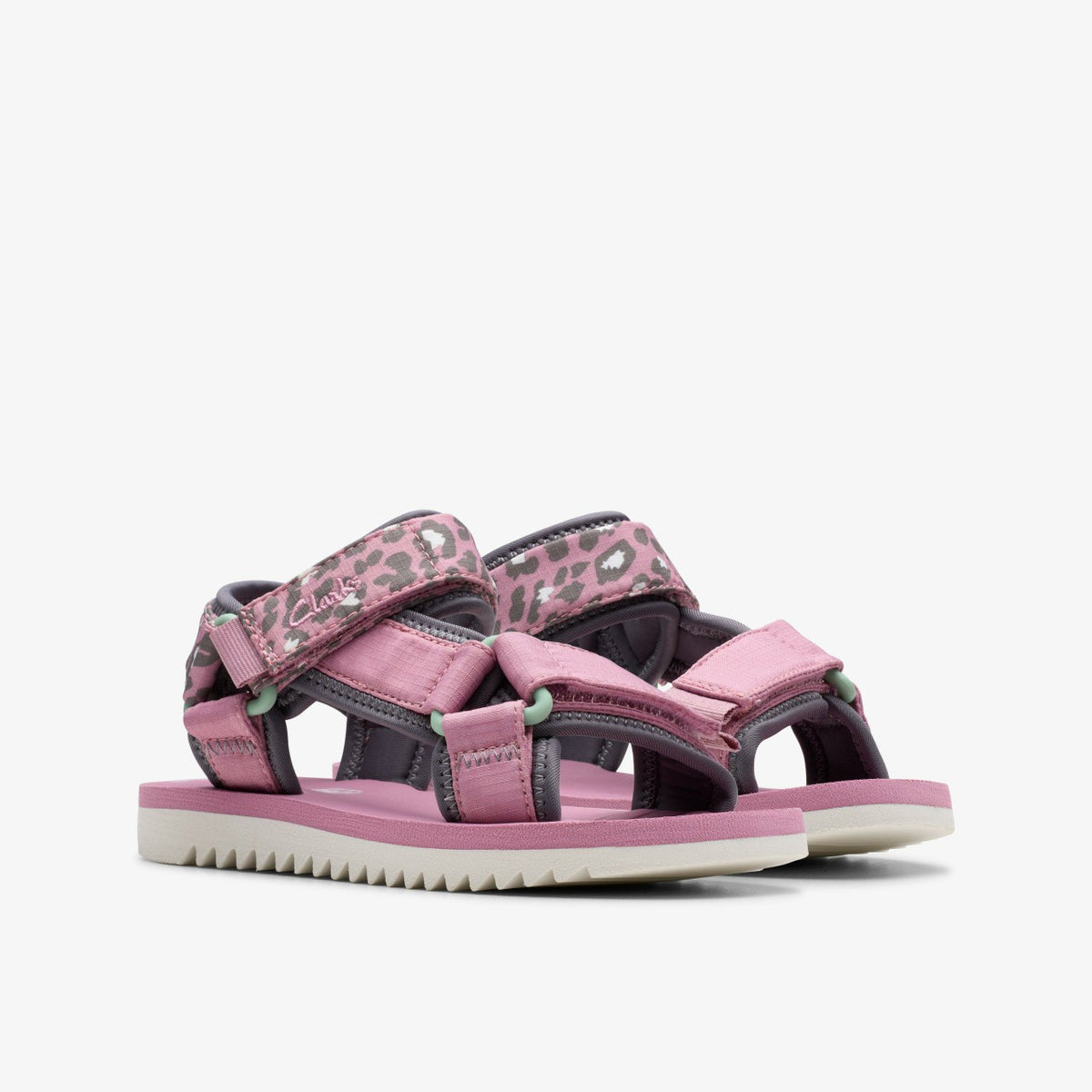 Peak Web Kid Pink/Print - Clarks Kids