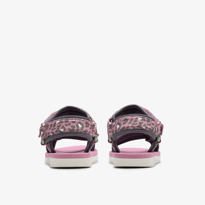 Peak Web Kid Pink/Print - Clarks Kids