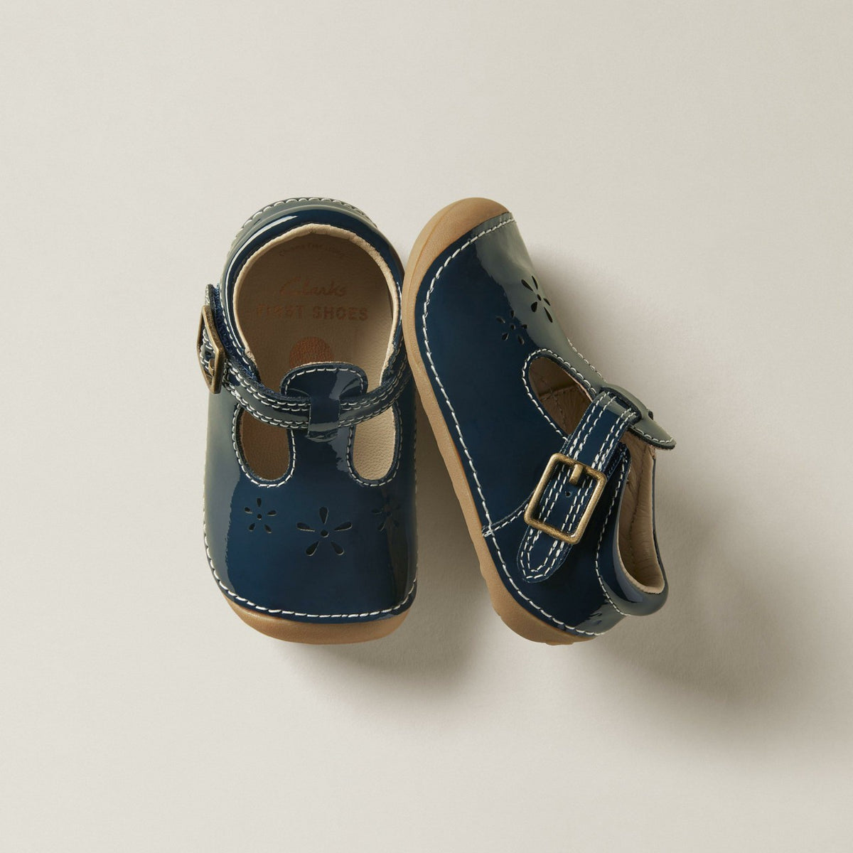 Tiny Skip Toddler Navy Patent - Clarks Kids