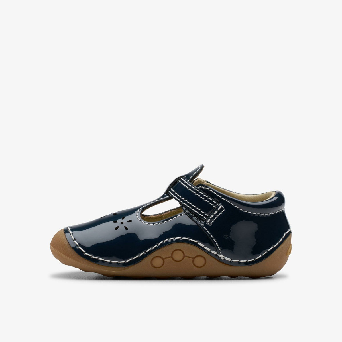 Tiny Skip Toddler Navy Patent - Clarks Kids