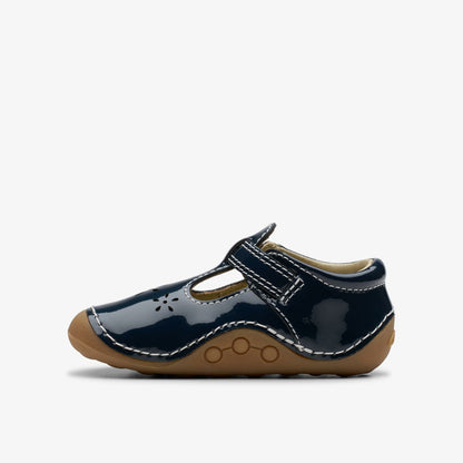 Tiny Skip Toddler Navy Patent - Clarks Kids