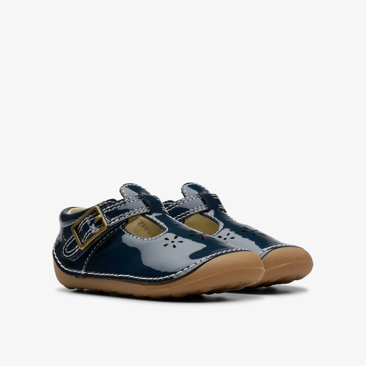 Tiny Skip Toddler Navy Patent - Clarks Kids