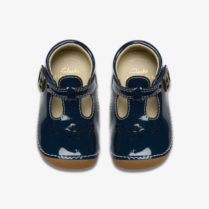 Tiny Skip Toddler Navy Patent - Clarks Kids