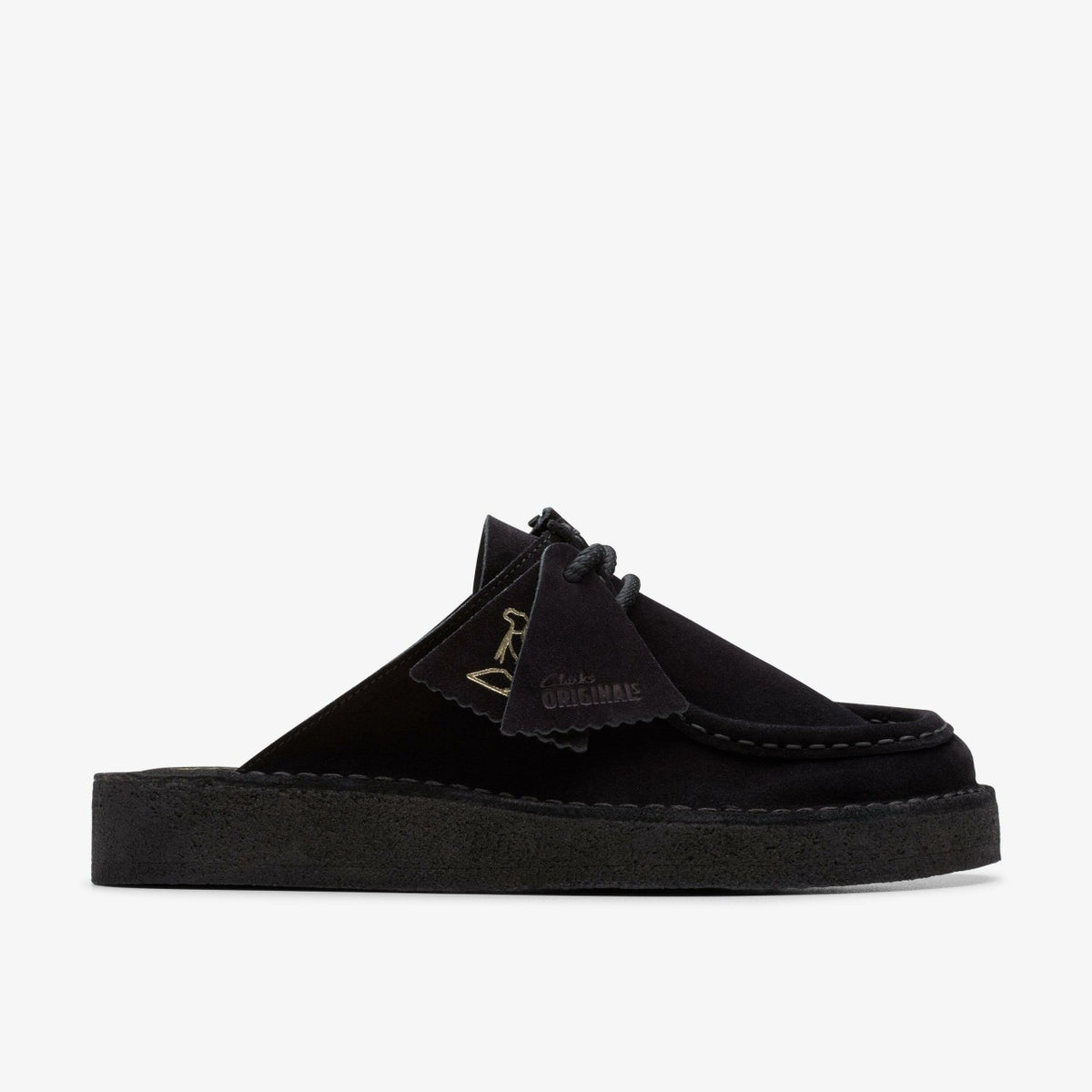 Desert Nomad Mule Black Suede - Clarks Women