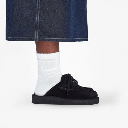 Desert Nomad Mule Black Suede - Clarks Women