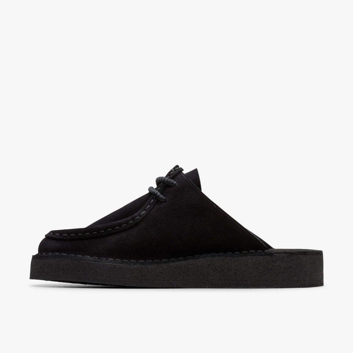 Desert Nomad Mule Black Suede - Clarks Women