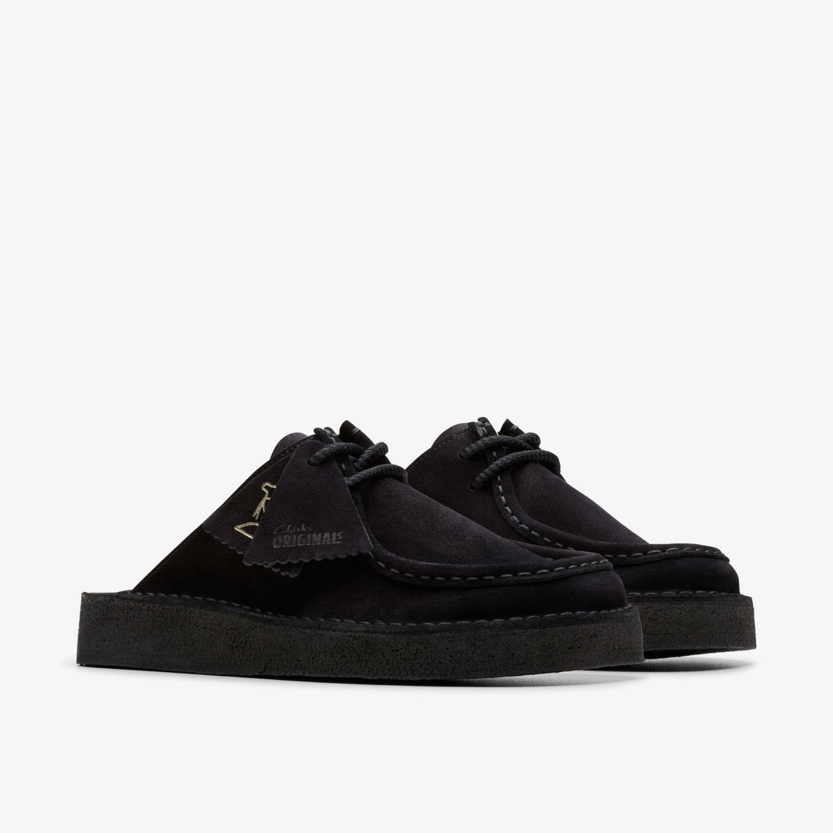 Desert Nomad Mule Black Suede - Clarks Women