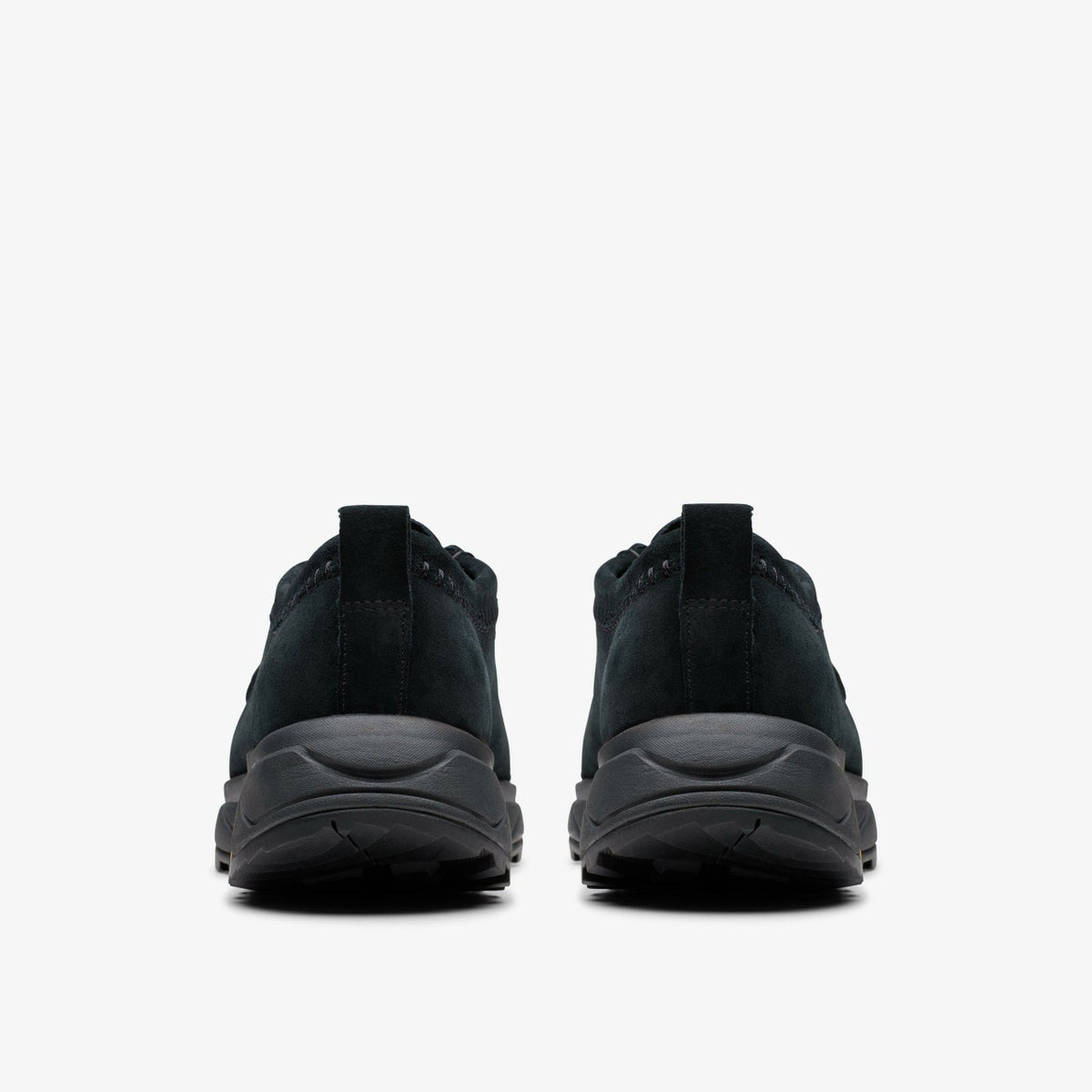 Walla Eden Lo Black/Black Suede - Clarks Men