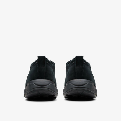 Walla Eden Lo Black/Black Suede - Clarks Men