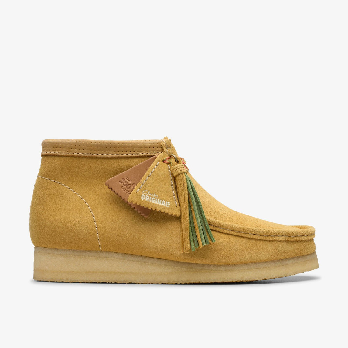 Wallabee Boot Golden Tan Suede - Clarks Men