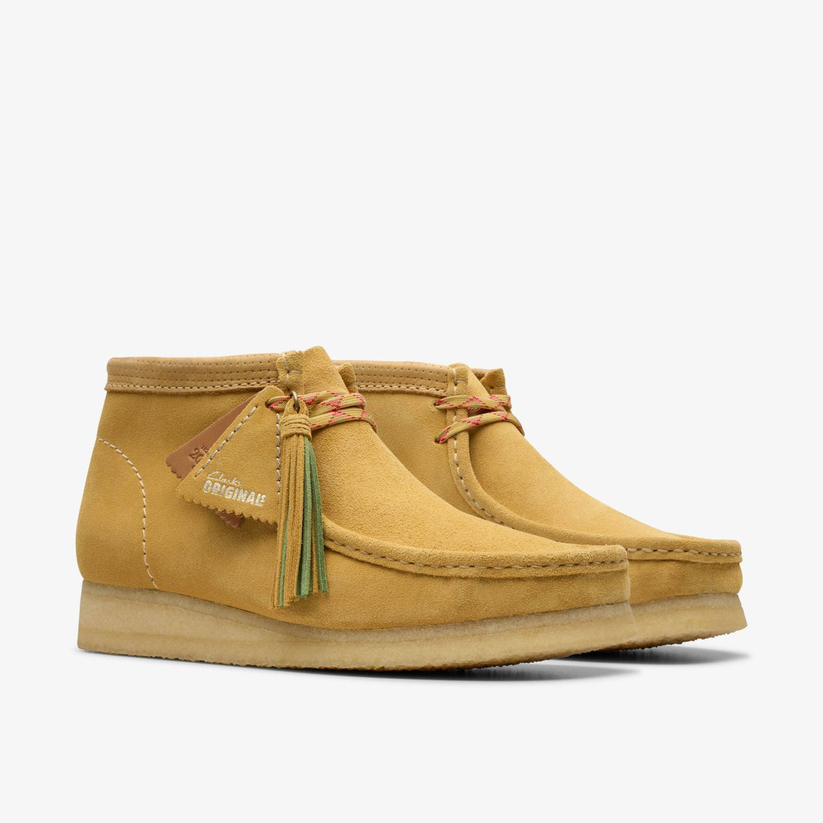 Wallabee Boot Golden Tan Suede - Clarks Men