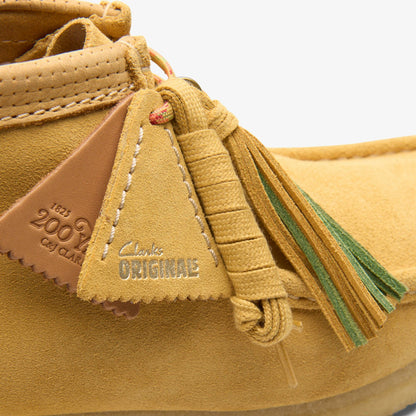 Wallabee Boot Golden Tan Suede - Clarks Men