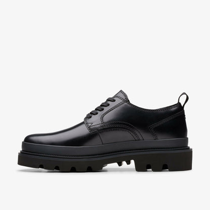 Badell Lace Black Leather - Clarks Men