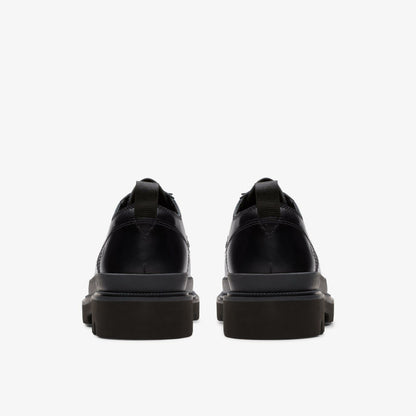 Badell Lace Black Leather - Clarks Men