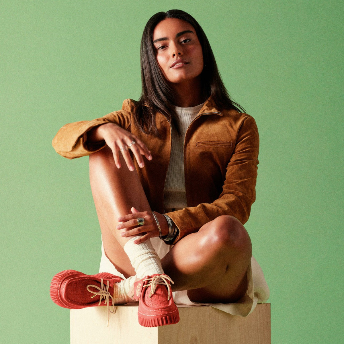 Torhill Bee Coral Suede - Clarks Women