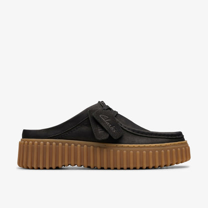 Torhill Mule Black Nubuck - Clarks Women
