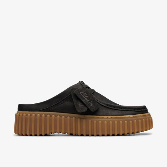 Torhill Mule Black Nubuck - Clarks Women