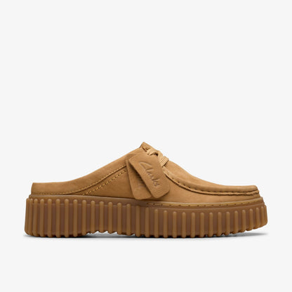 Torhill Mule Light Tan Nubuck - Clarks Women