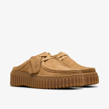 Torhill Mule Light Tan Nubuck - Clarks Women